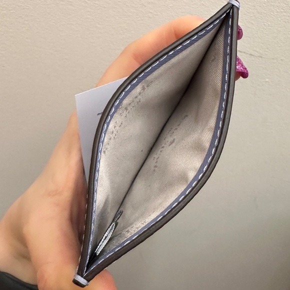 Kate Spade Madison Small Slim Card Holder Lavender/Periwinkle - Picture 7 of 7